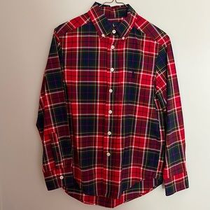 Boys Ralph Lauren Multi Colored Plaid Shirt Size 8